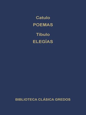 cover image of Poemas. Elegías.